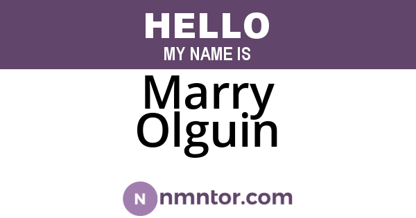 Marry Olguin