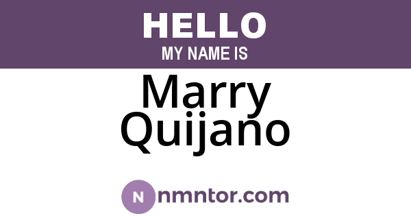 Marry Quijano
