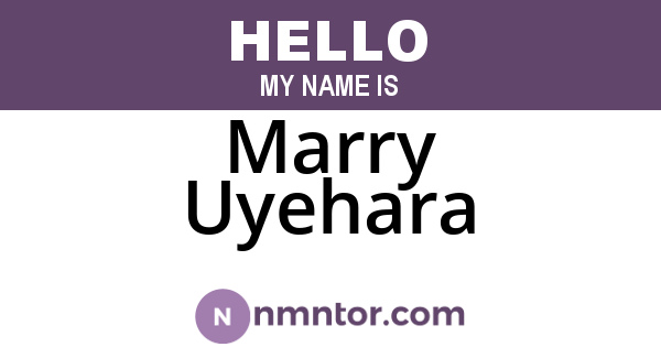 Marry Uyehara
