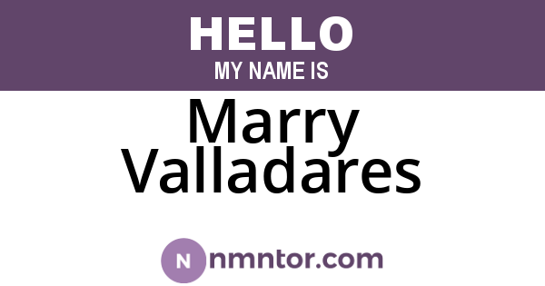 Marry Valladares