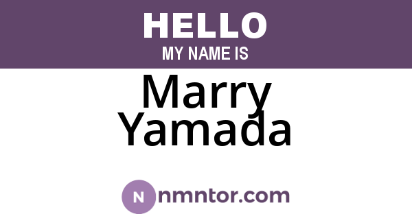 Marry Yamada