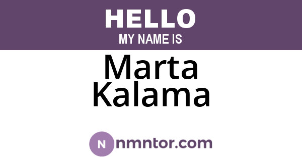 Marta Kalama