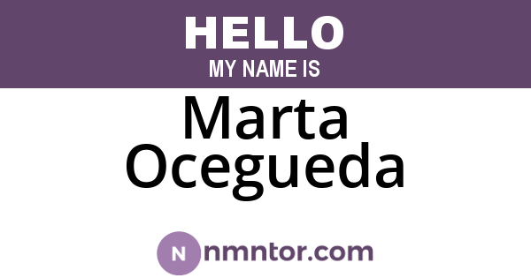 Marta Ocegueda