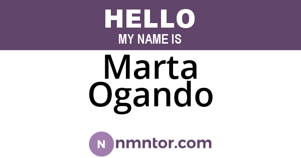 Marta Ogando