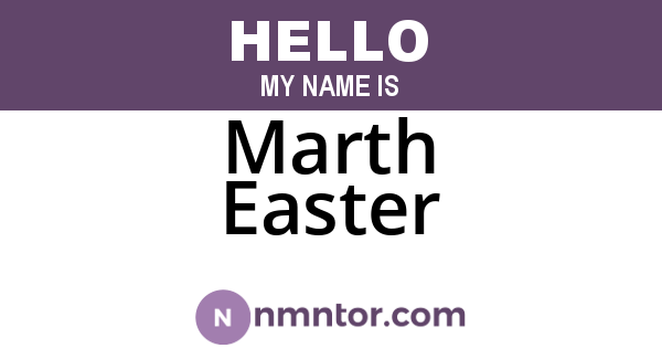 Marth Easter