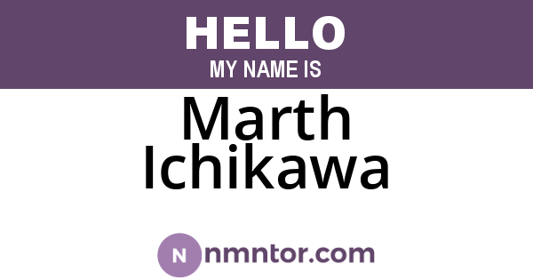 Marth Ichikawa