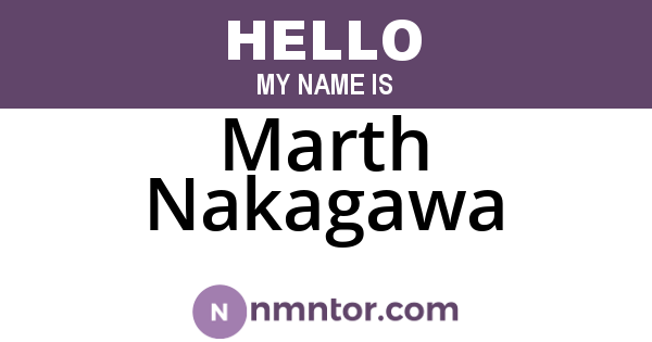 Marth Nakagawa