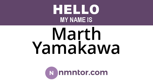 Marth Yamakawa