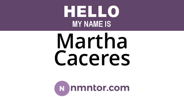 Martha Caceres