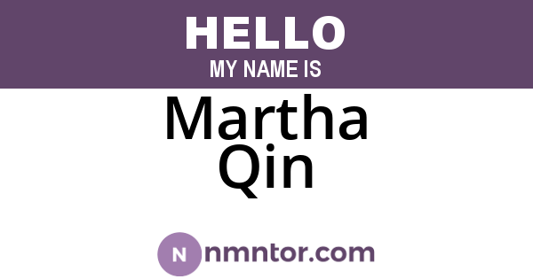 Martha Qin
