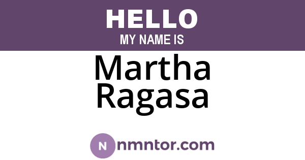 Martha Ragasa