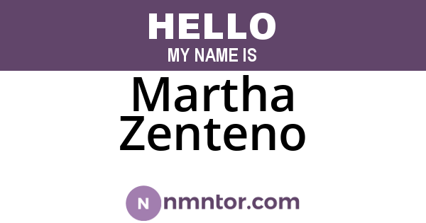 Martha Zenteno