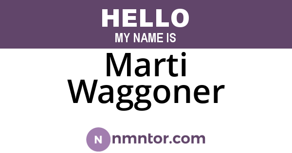 Marti Waggoner