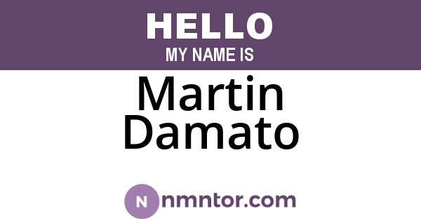 Martin Damato