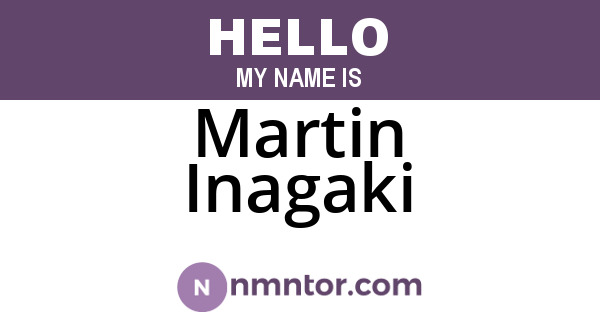 Martin Inagaki