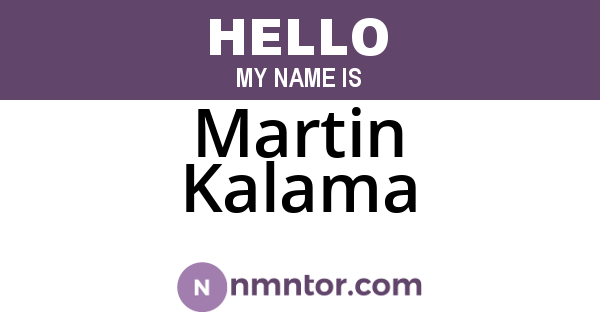 Martin Kalama