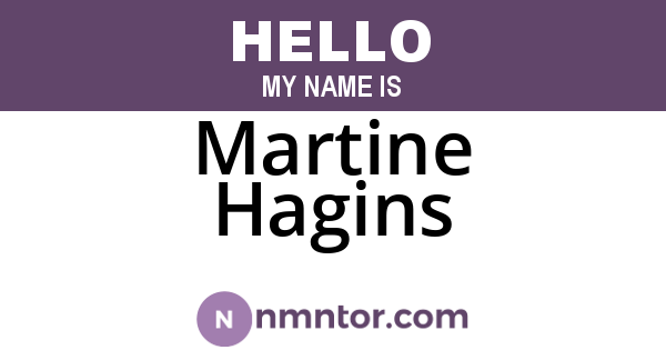 Martine Hagins