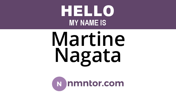 Martine Nagata