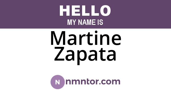 Martine Zapata