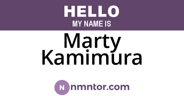 Marty Kamimura