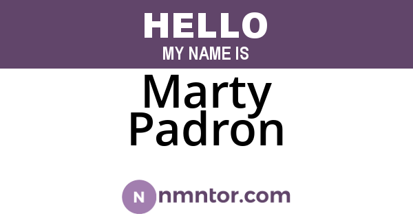Marty Padron