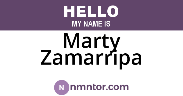 Marty Zamarripa