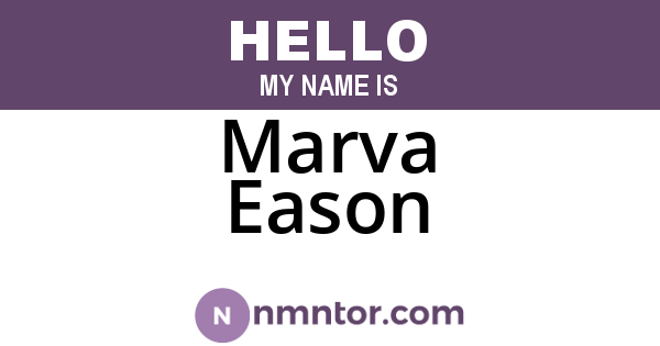 Marva Eason