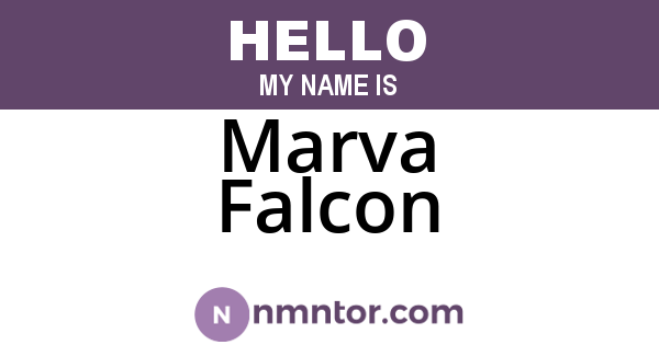 Marva Falcon