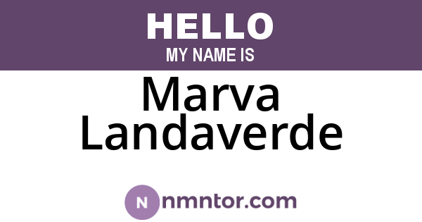 Marva Landaverde