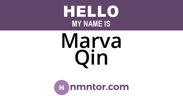 Marva Qin