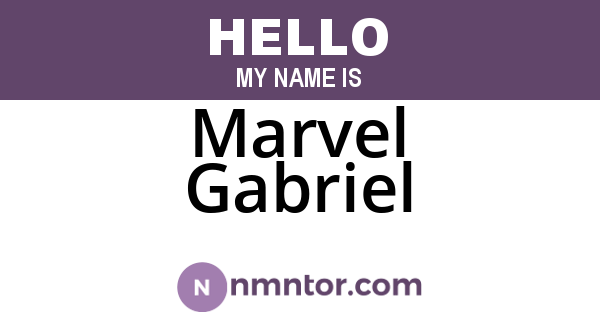 Marvel Gabriel