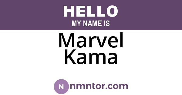 Marvel Kama