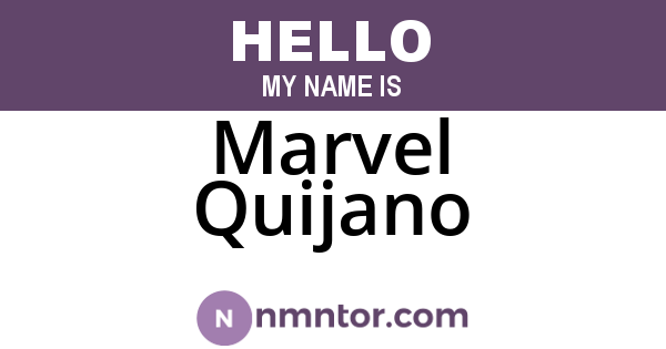 Marvel Quijano