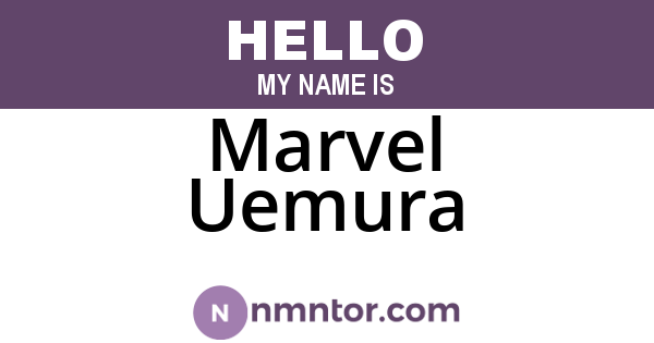Marvel Uemura