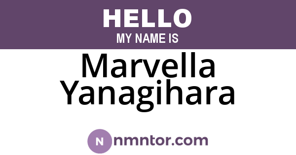 Marvella Yanagihara