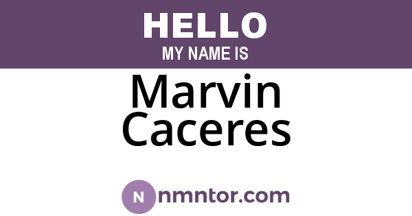 Marvin Caceres