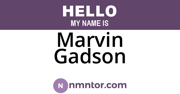 Marvin Gadson