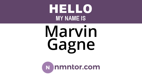 Marvin Gagne