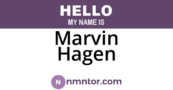 Marvin Hagen