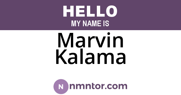 Marvin Kalama