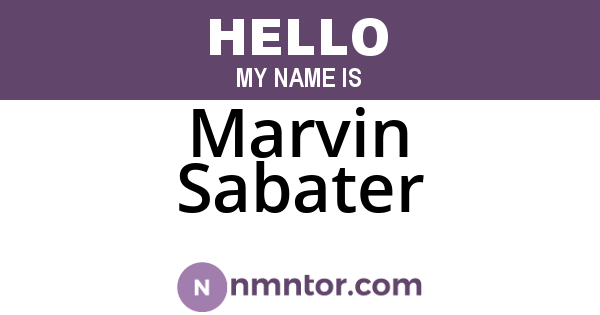 Marvin Sabater