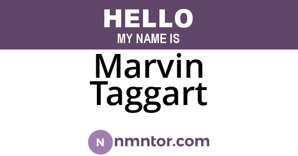 Marvin Taggart