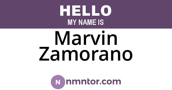 Marvin Zamorano