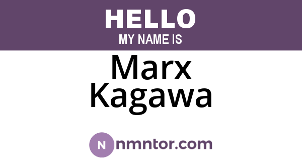 Marx Kagawa
