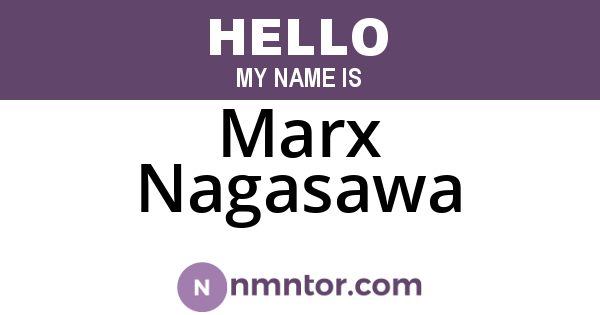 Marx Nagasawa