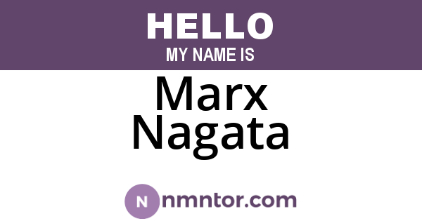 Marx Nagata
