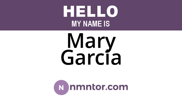 Mary Garcia