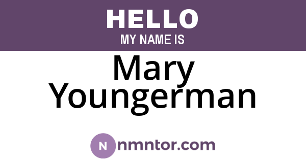 Mary Youngerman