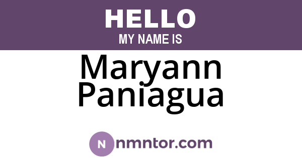 Maryann Paniagua