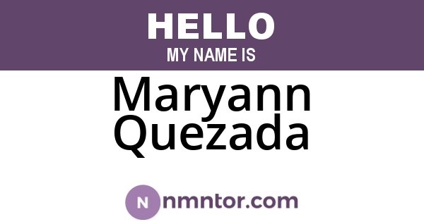 Maryann Quezada
